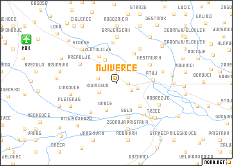 map of Njiverce