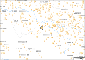 map of Njivica