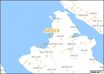 map of Njivice