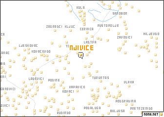 map of Njivice