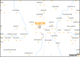 map of Njuchi