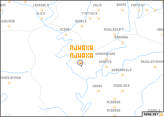 map of Njwaxa