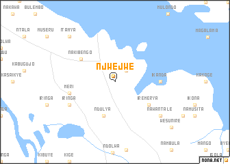 map of Njwejwe