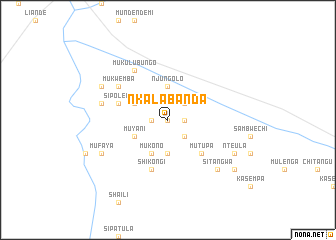 map of Nkalabanda