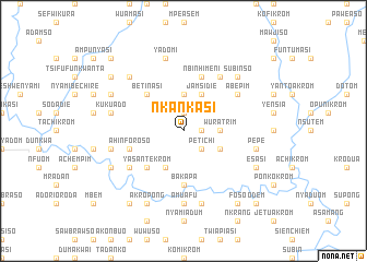 map of Nkankasi