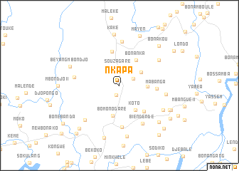 map of Nkapa