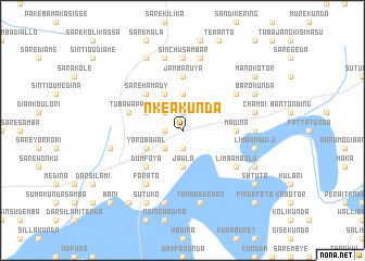 map of Nkea Kunda