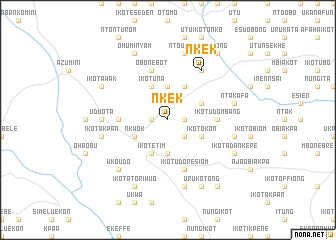 map of Nkek