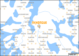 map of Nkhongue
