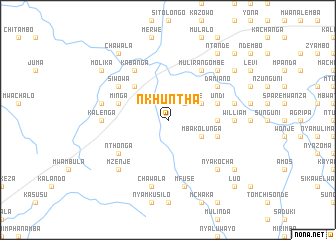 map of Nkhuntha