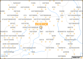 map of Nkikara