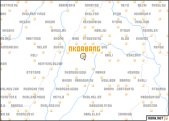 map of Nkoabang