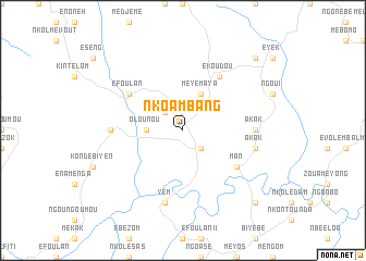 map of Nkoambang