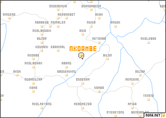 map of Nkoambé