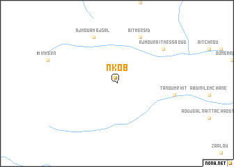 map of Nkob