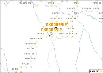map of Nkogassié