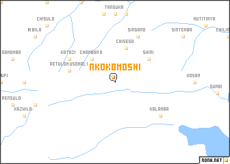 map of Nkokomoshi