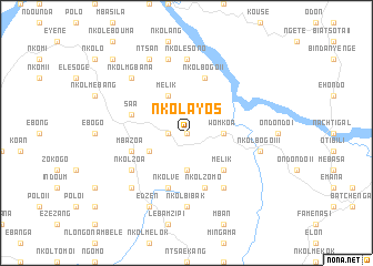 map of Nkolayos