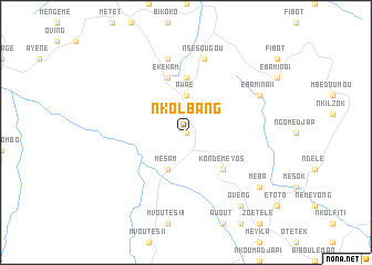 map of Nkolbang