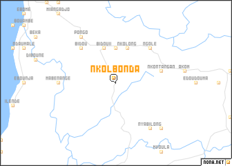 map of Nkolbonda