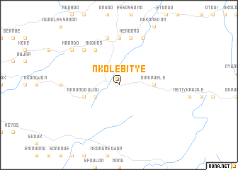 map of Nkolébityé