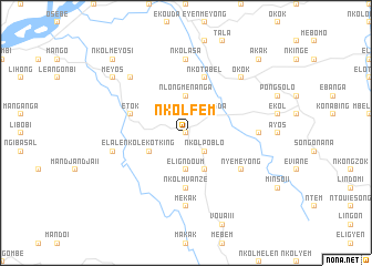 map of Nkolfem