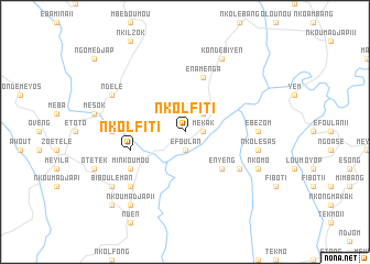 map of Nkolfiti