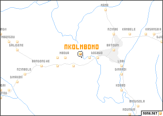 map of Nkolmbomo