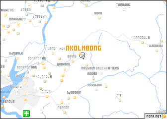 map of Nkolmbong