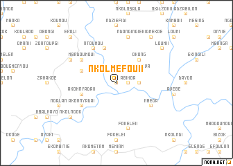 map of Nkolméfou II