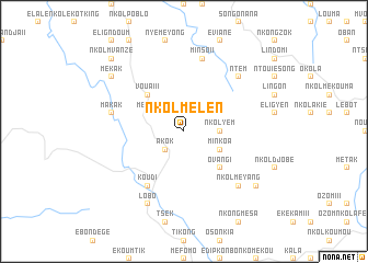 map of Nkolmélen