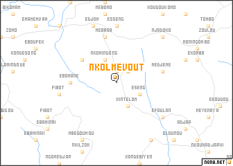 map of Nkolmévout