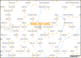 map of Nkolmeyang