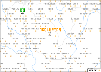 map of Nkolméyos