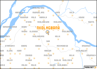 map of Nkolmgbana