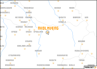 map of Nkolmveng