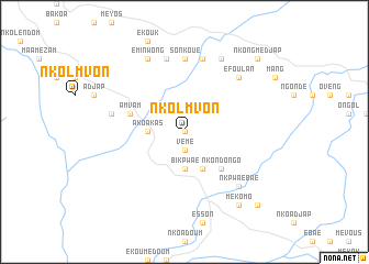 map of Nkolmvon