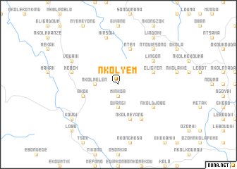 map of Nkolyem