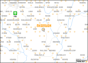 map of Nkondom