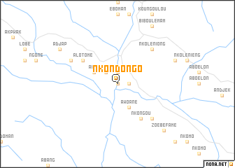 map of Nkondongo