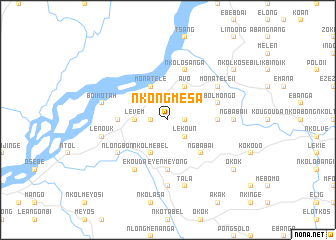 map of Nkongmésa