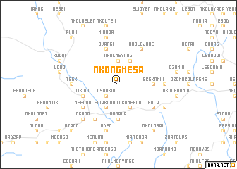 map of Nkongmesa