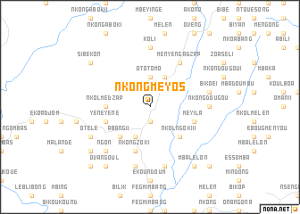 map of Nkongmeyos