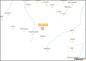 map of Nkono