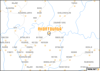 map of Nkontounda