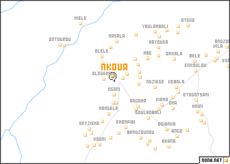 map of Nkoua
