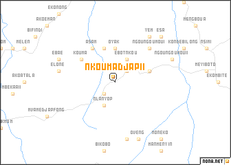 map of Nkoumadjap II