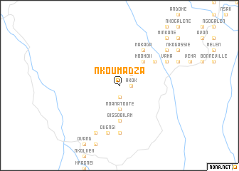 map of Nkoumadza