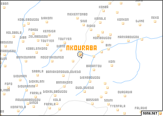 map of Nkouraba