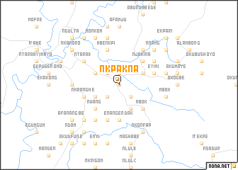 map of Nkpakna